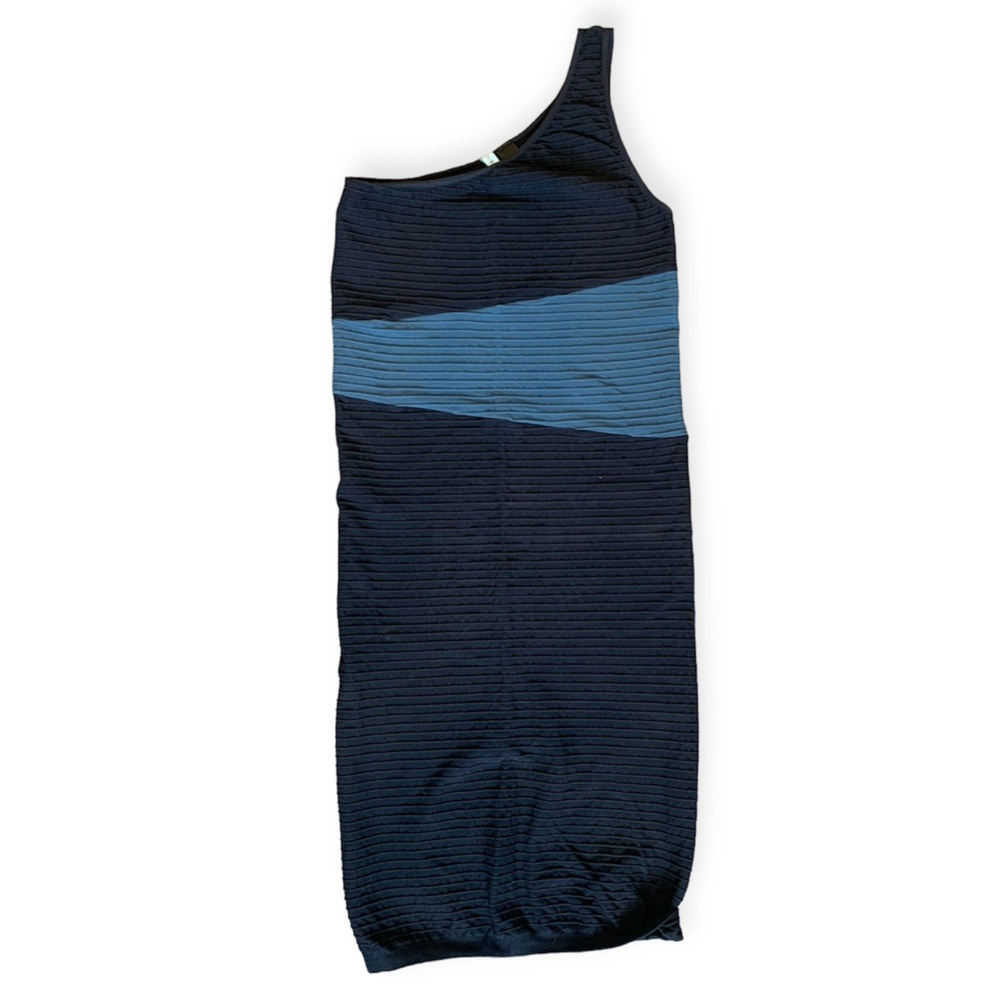 Guess by Marciano - medium - black and blue dress, stretchy,